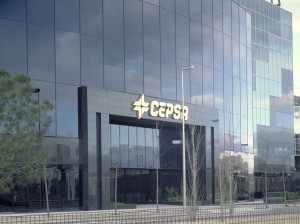Edificio de CEPSA en la Avda. Partenón (Madrid)
