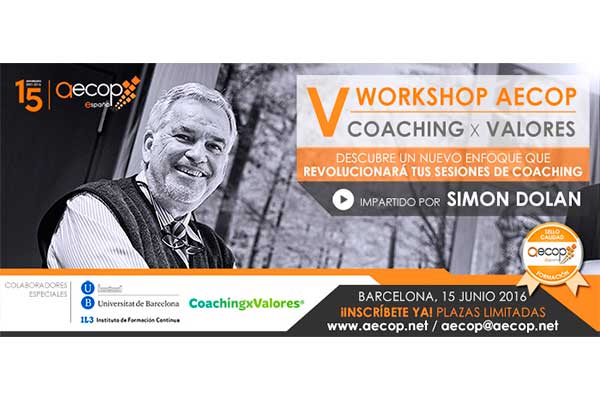 V Workshop AECOP: Simon Dolan apuesta por los  valores para aumentar el éxito empresarial