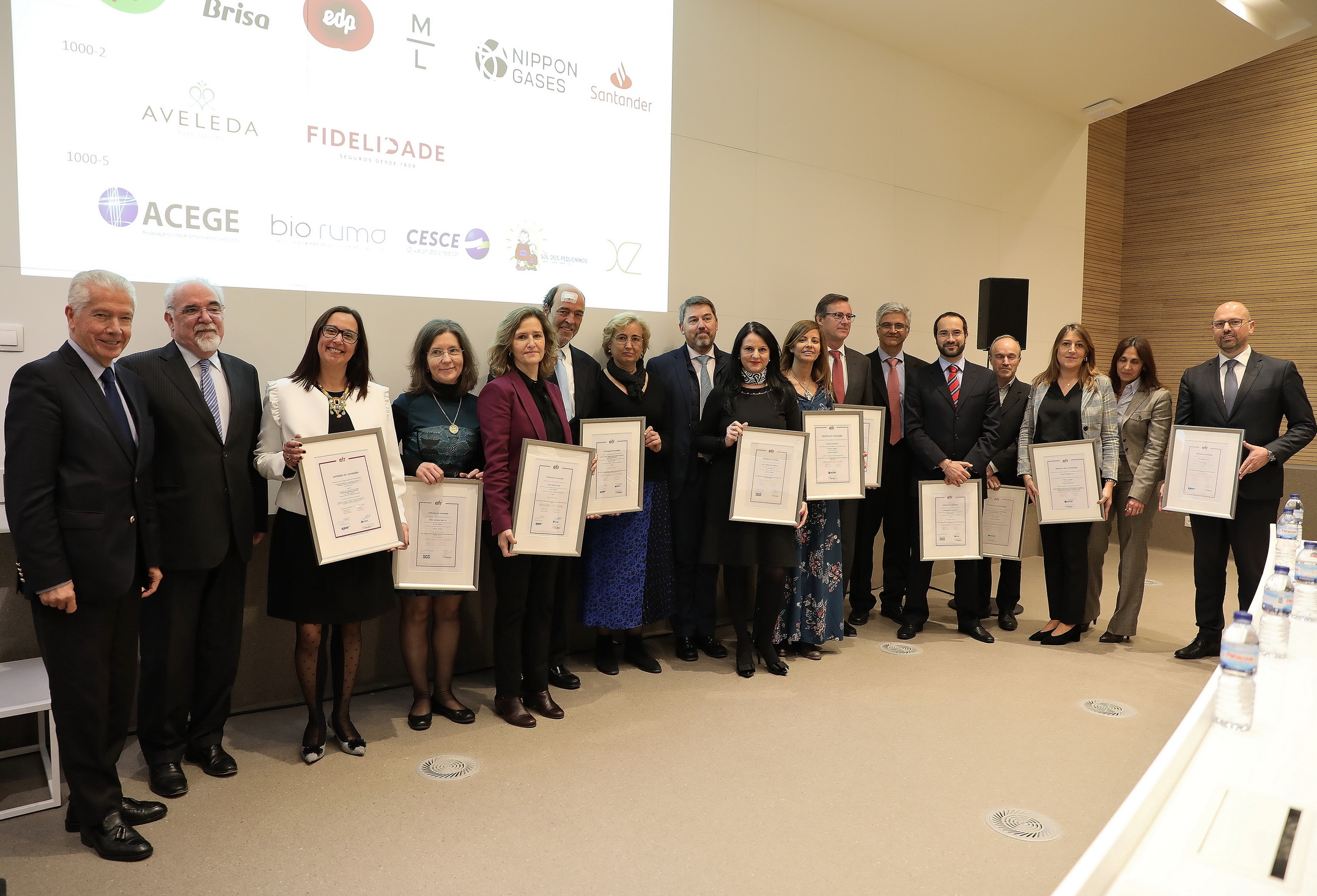Fundación Másfamilia celebra su primer acto de entrega de certificados efr en Portugal