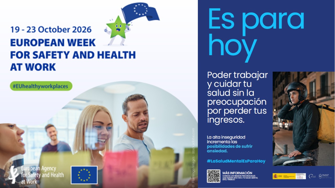 El INSST urge a combatir la sobrecarga laboral, la inseguridad y la falta de desconexión a través de la campaña La salud mental es para hoy